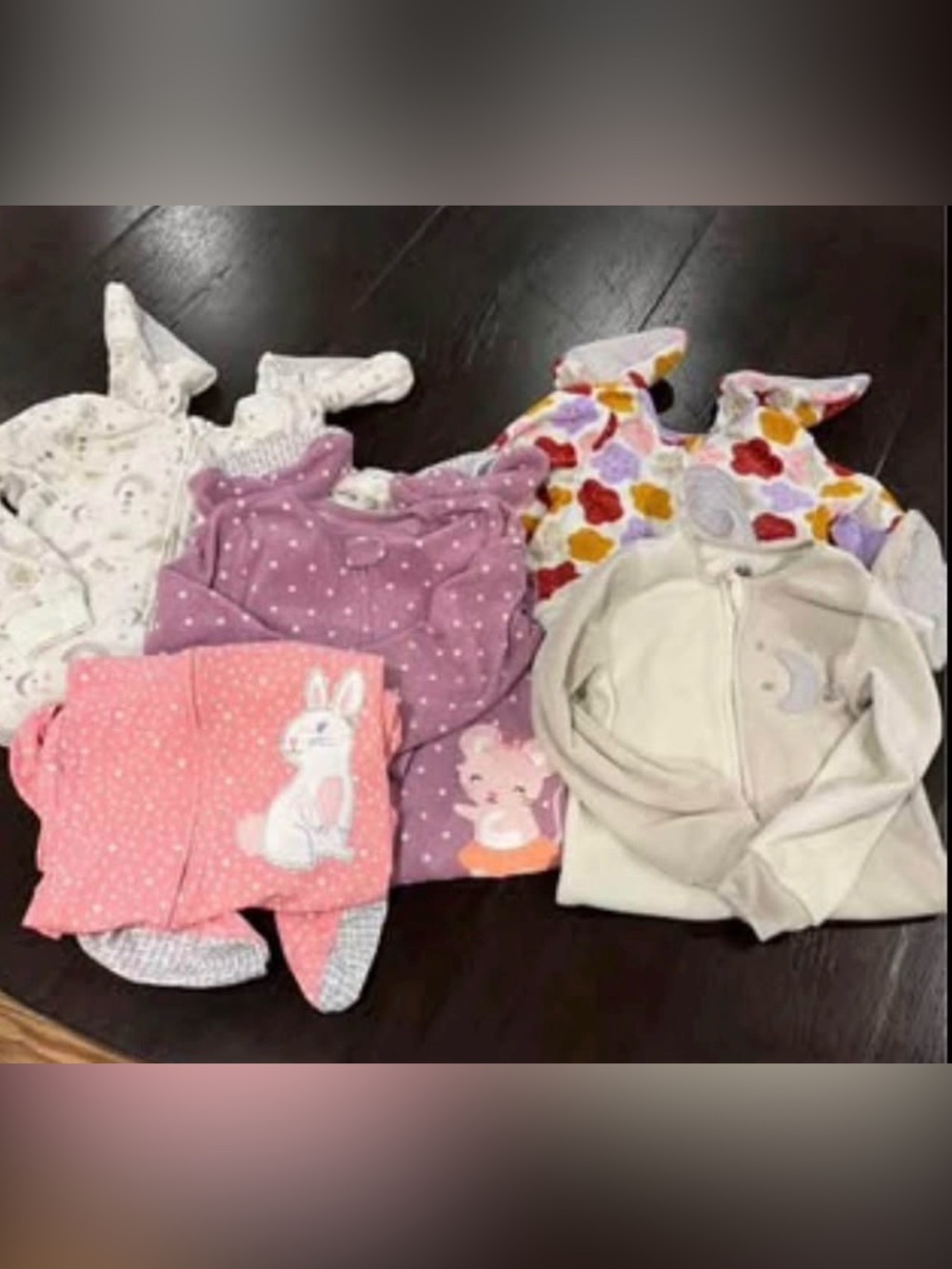 EUC 5T Onesie/Footie pajamas bundle of 5